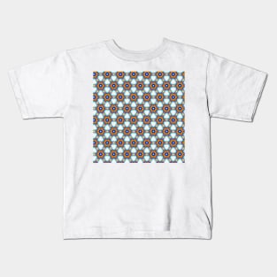 Floral honeycomb pattern Kids T-Shirt